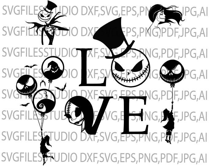 Download Jack skellington svg Nightmare Before Christmas SVG | Etsy ...