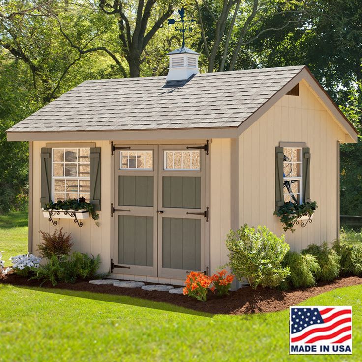 10' x 16' Heritage Storage Shed built in Amish Country 