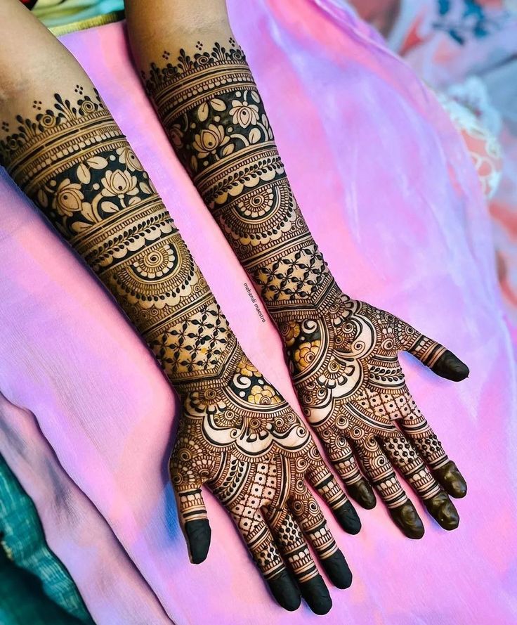 Pin by priyanka on Mehndi in 2024 | Full mehndi designs, Latest bridal ...