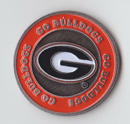 UGA Golf Ball Marker Coin 2 | Ball markers, Golf ball markers, Golf ball