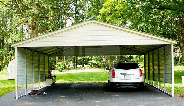 Metal Carports - 100+ Carport Styles, Steel Carport Kits Manufactured ...