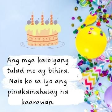 Happy Birthday Message Tagalog and Best Wishes, Greetings – TagalogLike ...