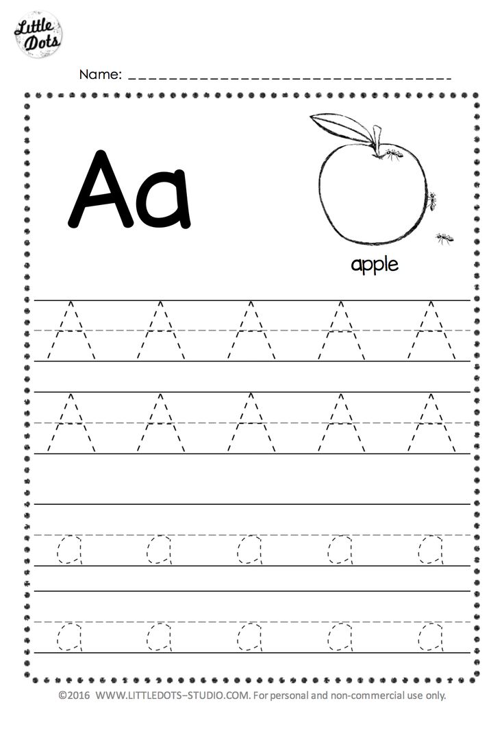 Free Letter A Tracing Worksheets | Tracing worksheets preschool ...