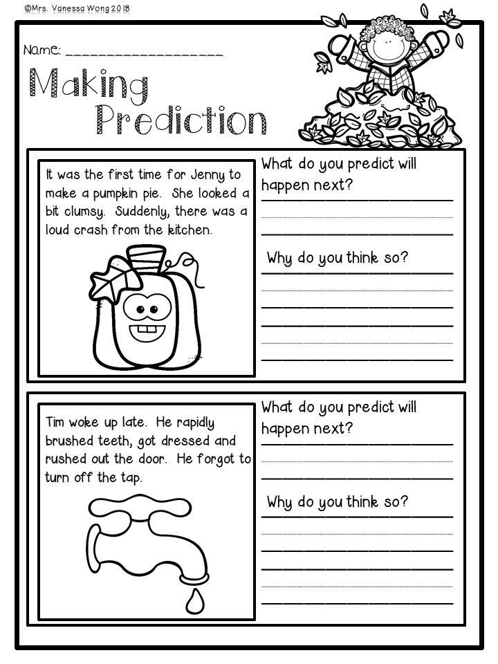 Writing Worksheets For Second Graders image.