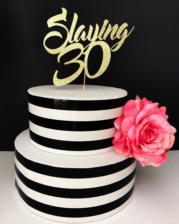 30 Birthday Cake Topper