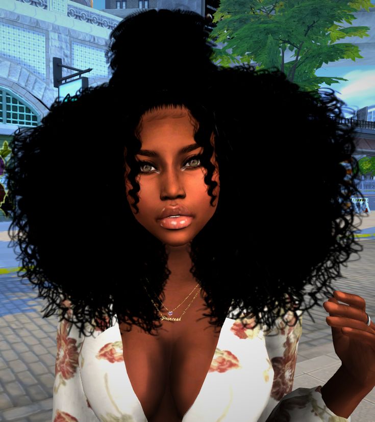 Ebonix | Krissy Kurls | Sims hair, Sims 4 afro hair, Sims 4 curly hair