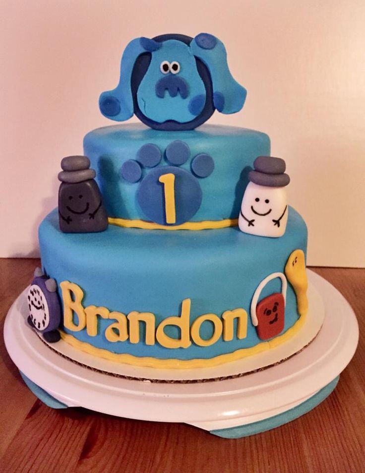 Charms Cakes Blue Clues Blues Clues Cake A Customize Blues Clues Cake ...