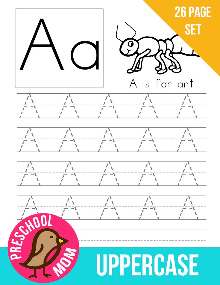 Alphabet Free Printables Preschoolers - Templates Printable Download