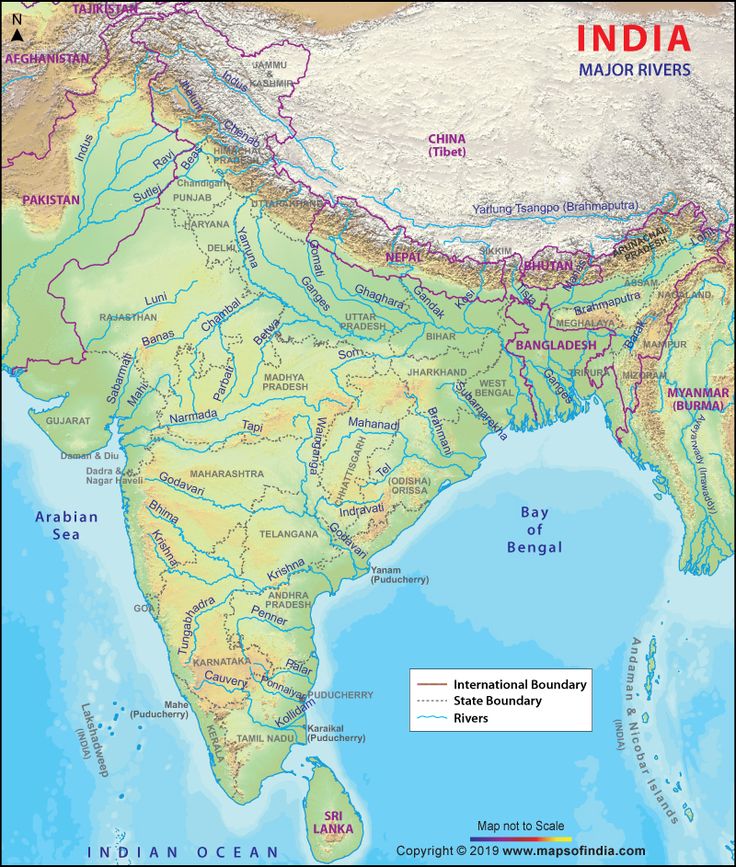 Find out about all the major rivers of India in this section. The ...