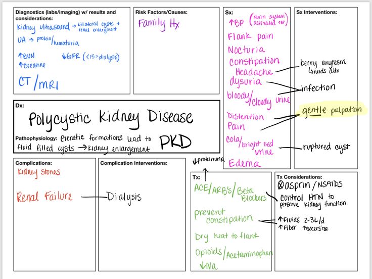 Disease Concept Map Template