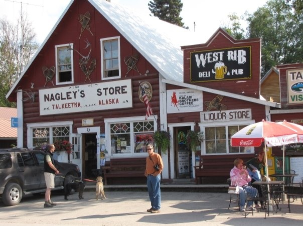 Talkeetna Alaska; The nearest town from where I work. The little store ...