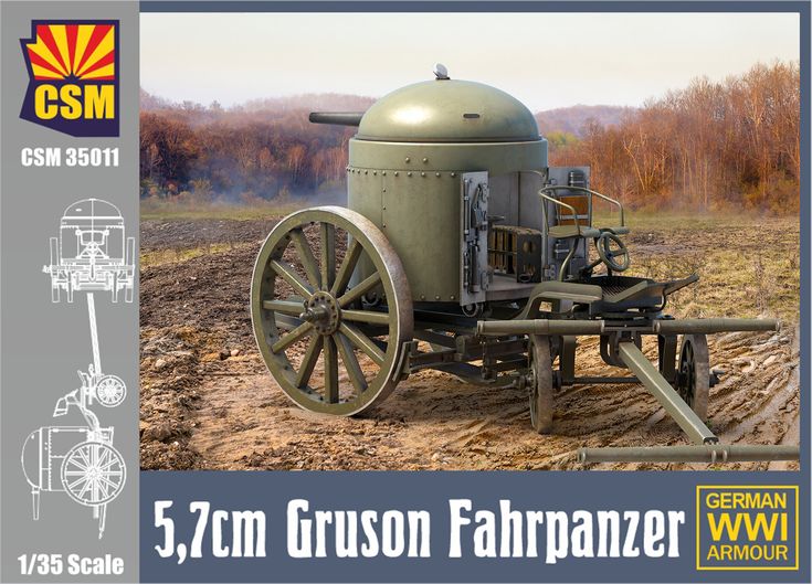 Copperstate models - GRUSON 5.3cm L/24 Farhpanzer, Antonis (rOEN911 ...