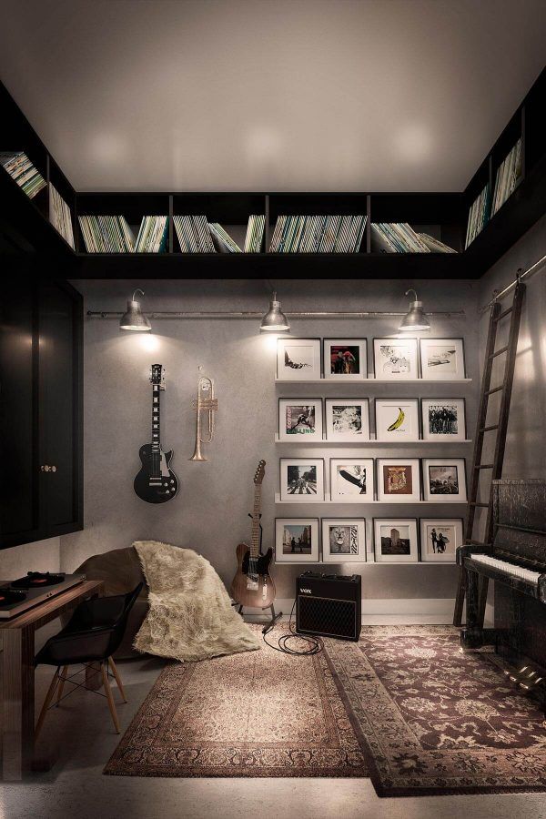 30+ Music Themed Bedroom Design and Decor Ideas - MaterialSix ...