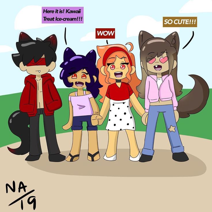 K I actually like this - - #aphmau #aphmaufanart #aaronlycan # ...