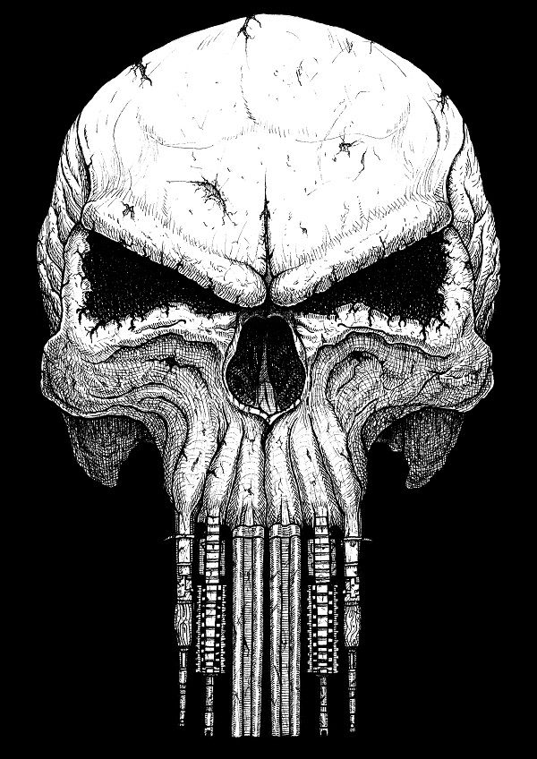 Punisher Skull Art