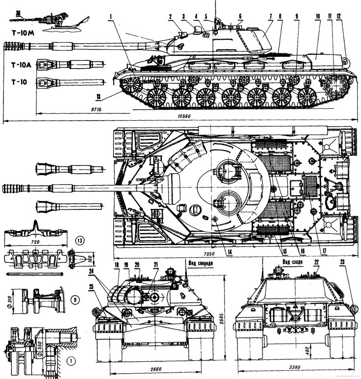 Modern Tank Schematics