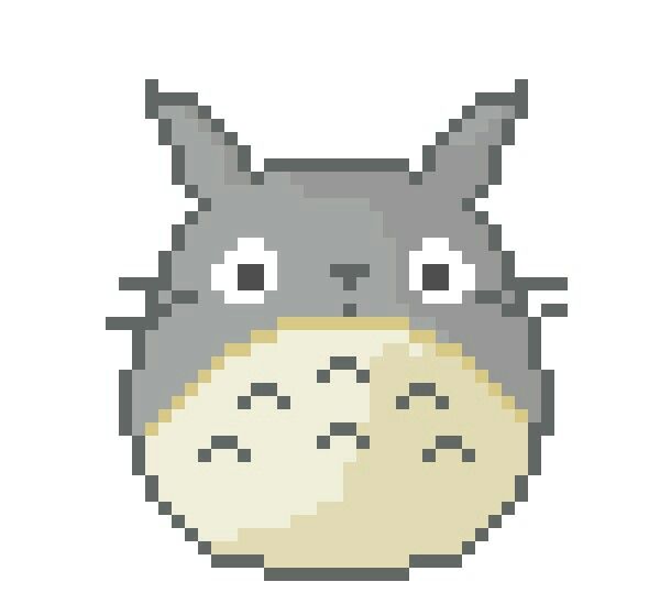 Pin by Quill on Anime drawings and merch | Totoro, Studio ghibli, Pixel art