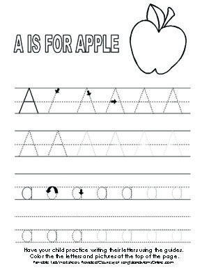 Pre-School Printables - Capital Letters | Preschool tracing, Printable ...