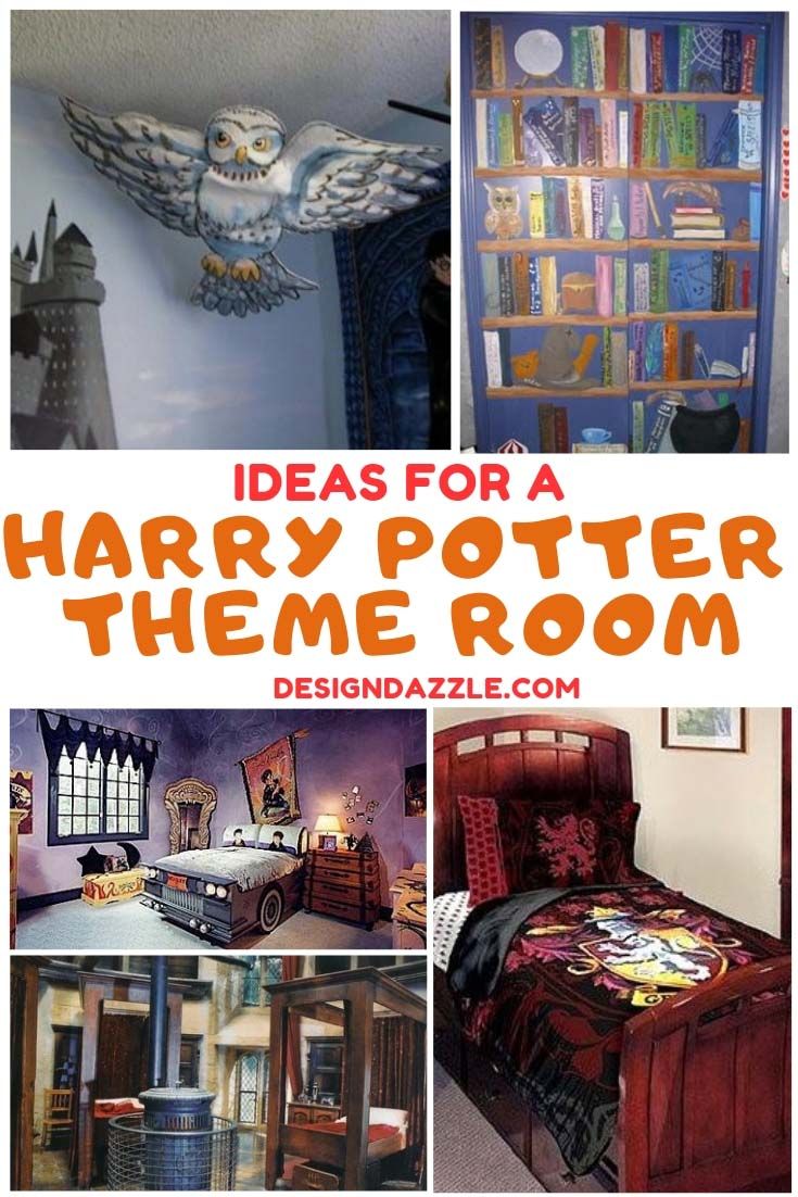 Harry Potter Themed Bedroom Ideas | Harry potter room decor, Harry ...