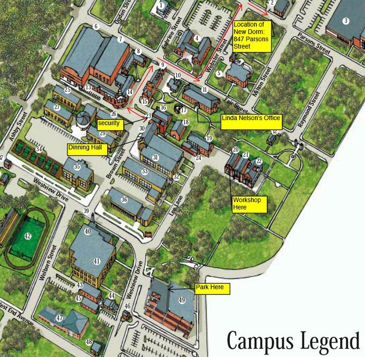 Morehouse College Campus Map | Campus map, College campus, Campus