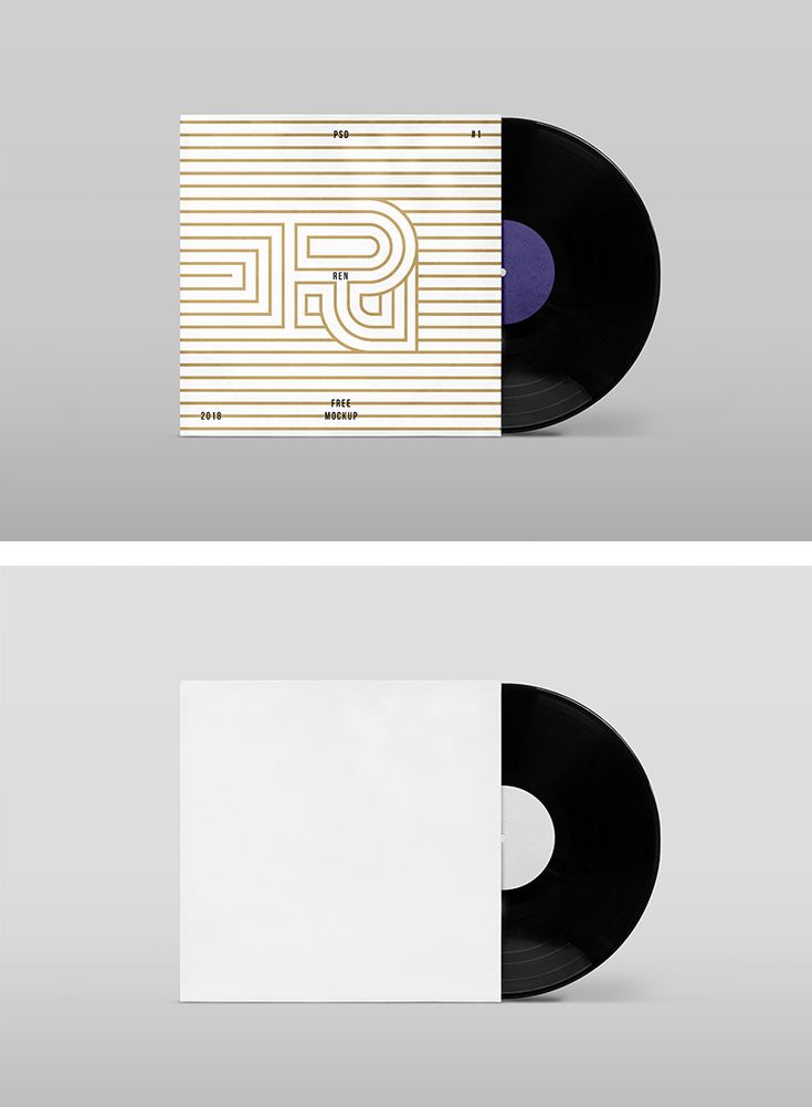 Vinyl Cover Mockup — www.mrmockup.com #free #freebie #mockup #psd # ...