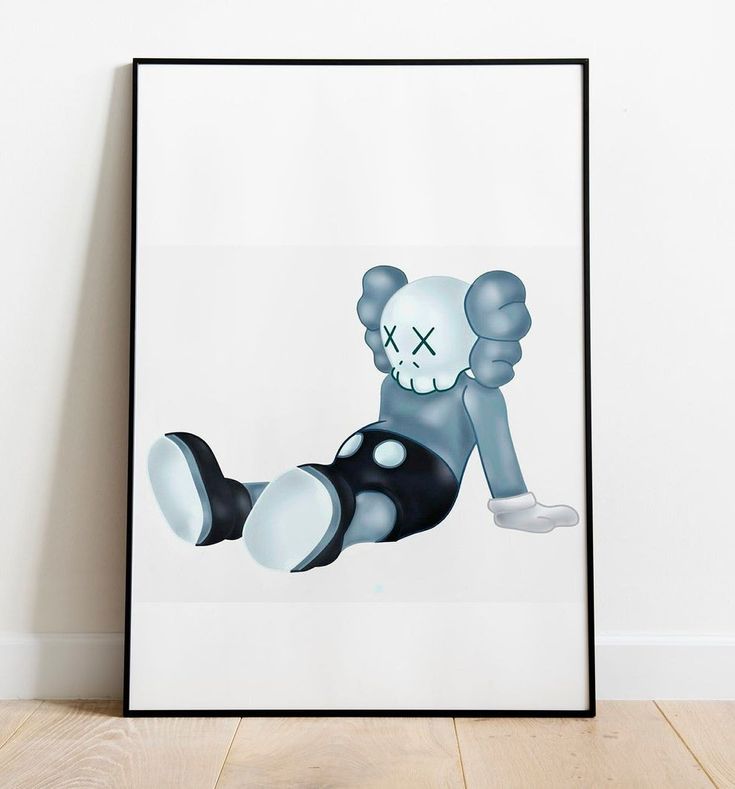 KAWS Holiday Companion Art by SNEAKERSposter. Sneakerhead hype sneaker ...