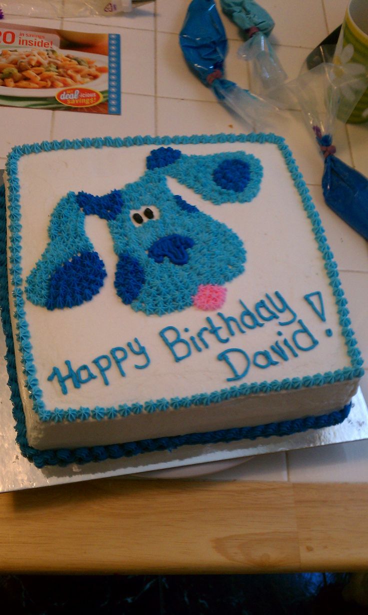 Blues Clues Cake Ideas - Design Corral