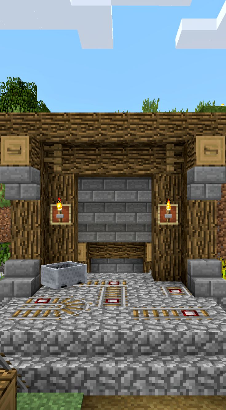 I built a Mineshaft Entrance in my hard mode timelapse series ...