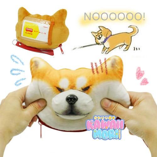 Funny Shiba Inu Pocket Wallet Card Bag KW168468 Shiba inu, Shiba