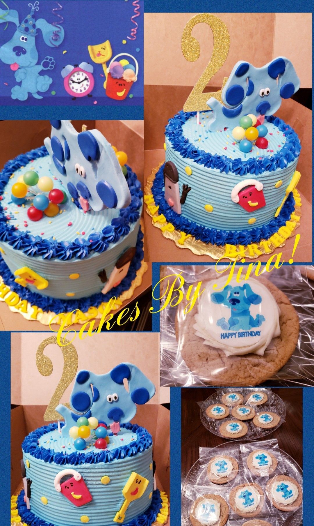 Big Blue's Clues Cake By Jack1set2 On DeviantArt, 51% OFF