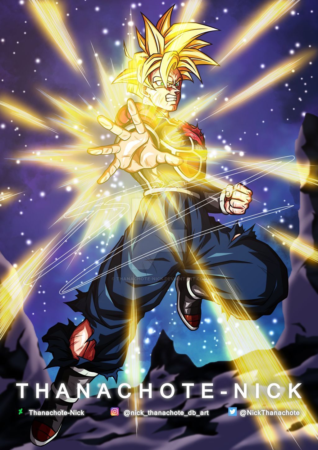 OC : Kuraido SSJ [FX and BG] by Thanachote-Nick on DeviantArt | Dragon ...