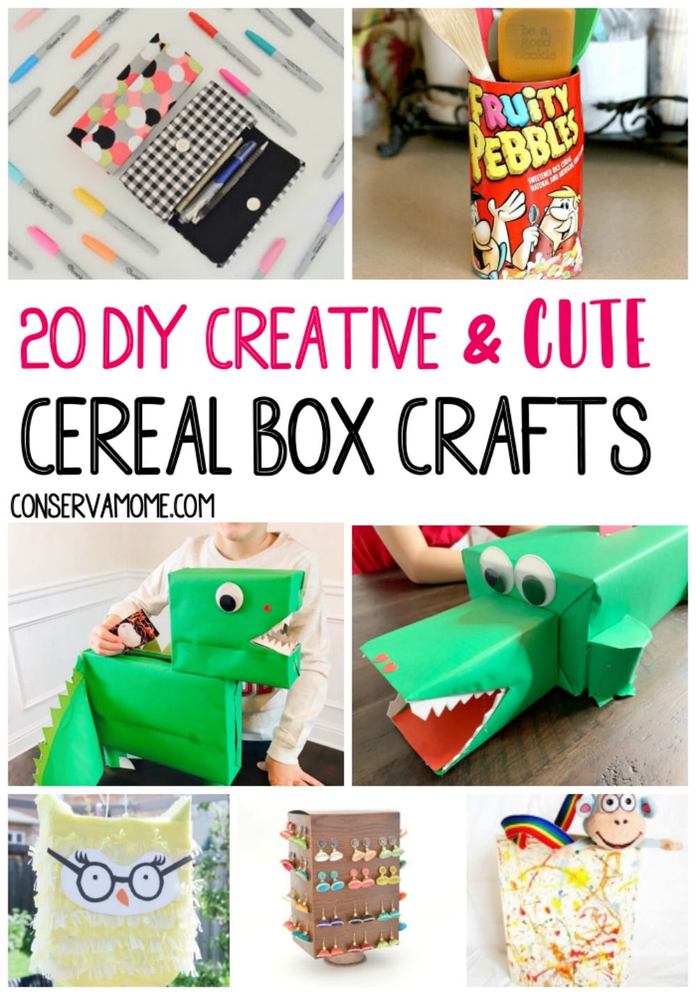 19 clever cereal box crafts – Artofit