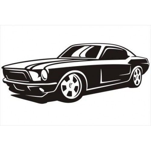 Mustang Car Silhouette Clip Art