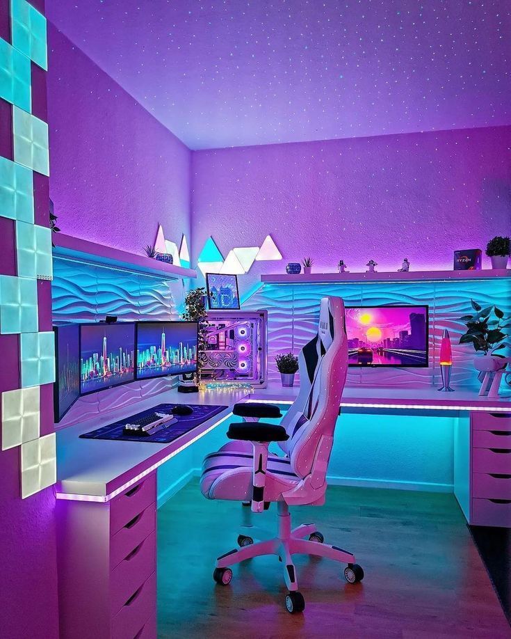 Best Gaming Setup, Gamer Setup, Gaming Room Setup, Gaming Chair, Pc ...