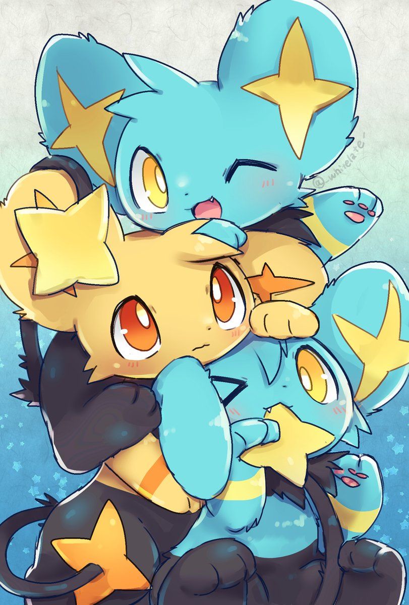 Artista: _whitelate_ https://twitter.com/_whitelate_ | Pokemon shinx ...