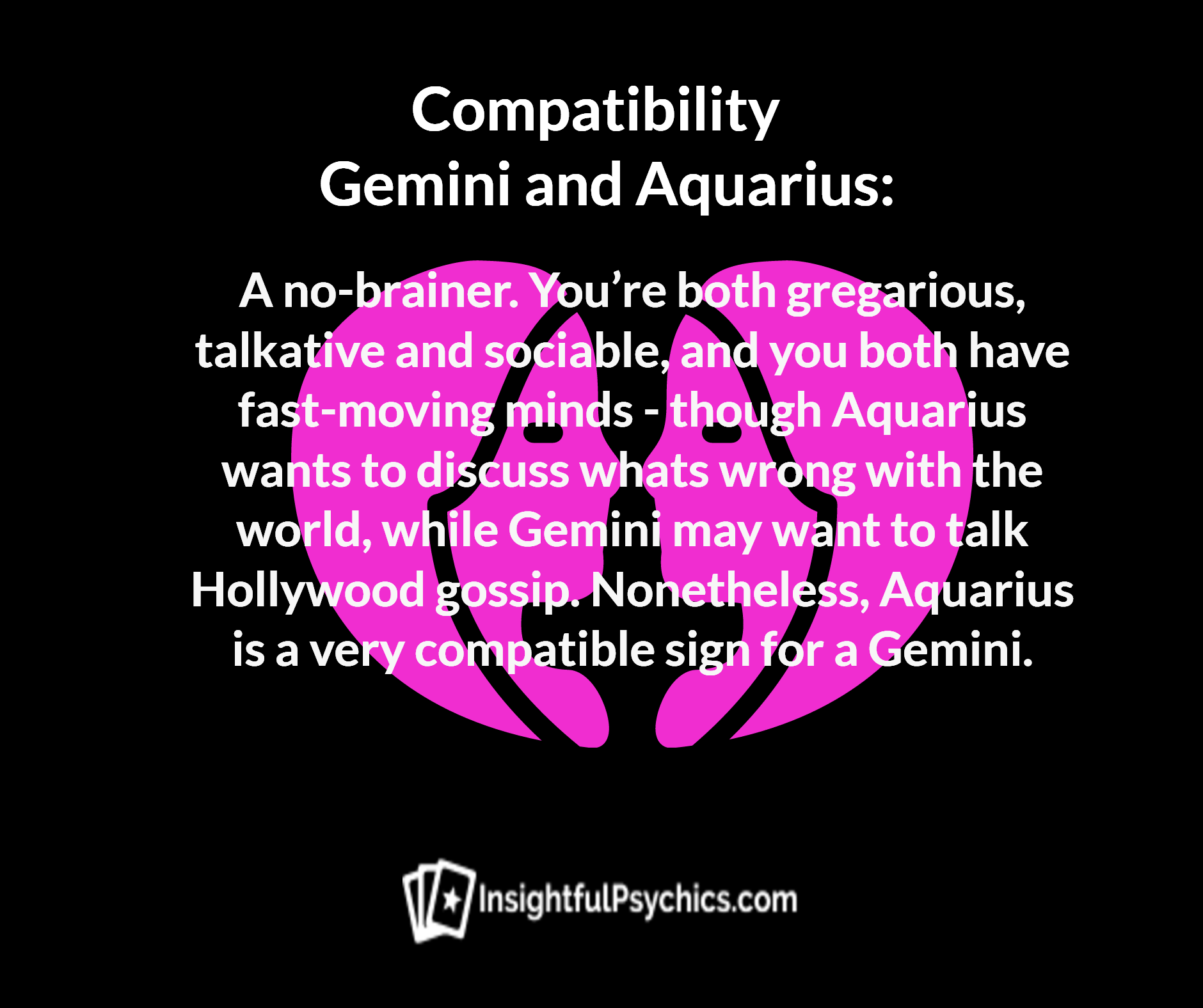 Aquarius and gemini compatibility sex love and friendship – Artofit