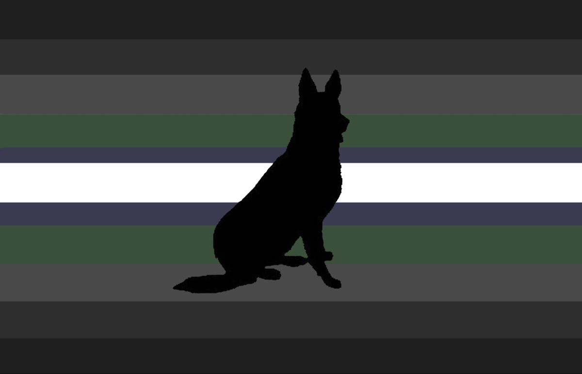 Celebrate your inner dog therian with this symbolic flag