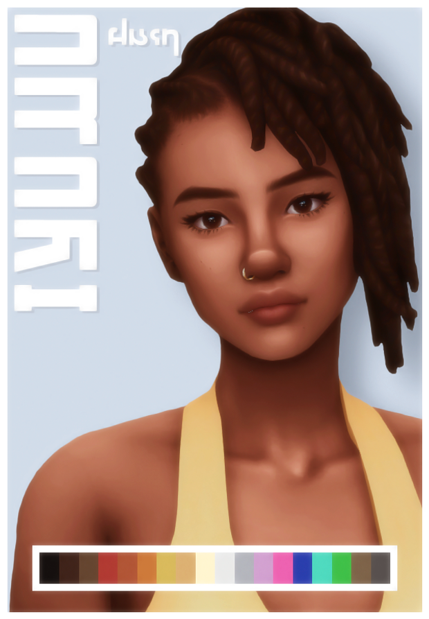 amari hair | dogsill on Patreon | Sims hair, Sims 4 skin details, Sims 4