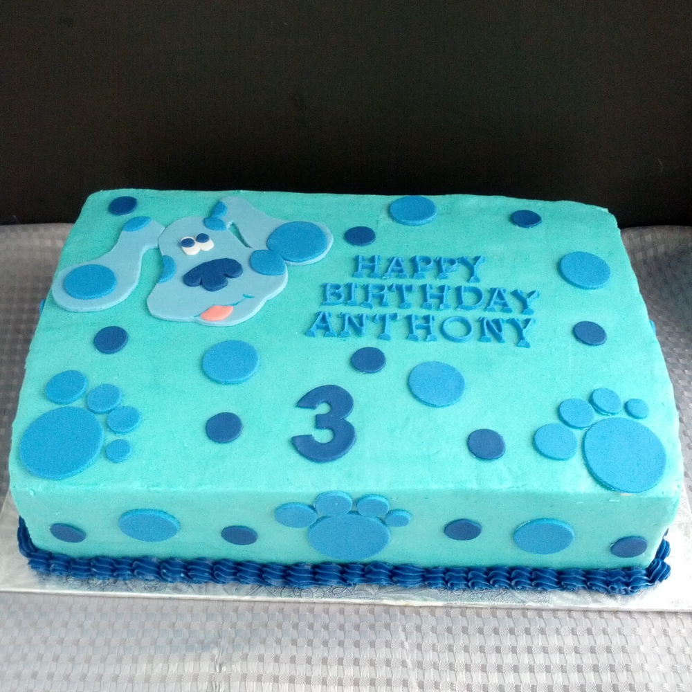 Blue s clues birthday cake – Artofit