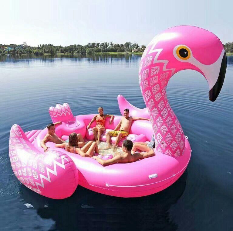 Giant Party Inflatable Float - for 6 Adults (Unicorn 