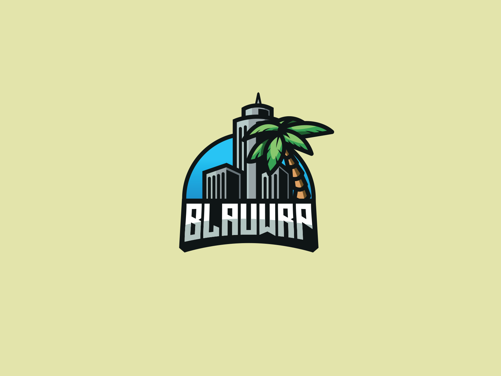 BlauwRP server logo | Logo design, Mascot, ? logo