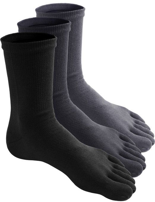 Download $17 Haslra Excellent stretch Long Toe Socks 3 Pairs | Toe ...