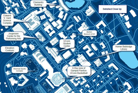 UConn Interactive Campus Map