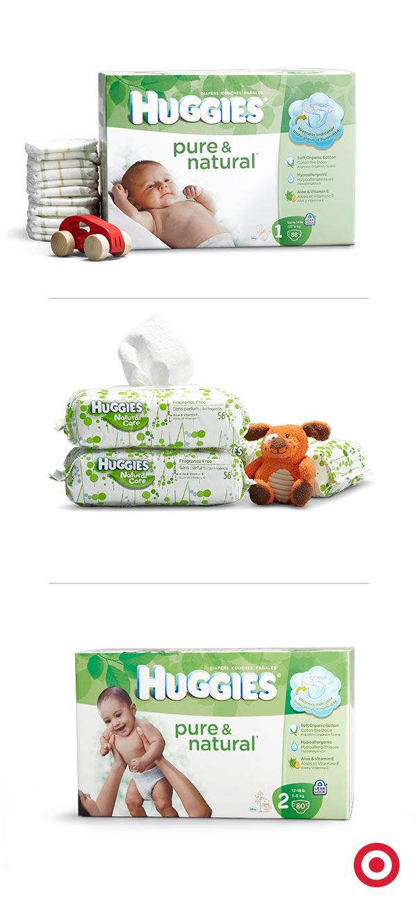 Hypoallergenic and fragrance free, Huggies Pure & Natural diapers are ...