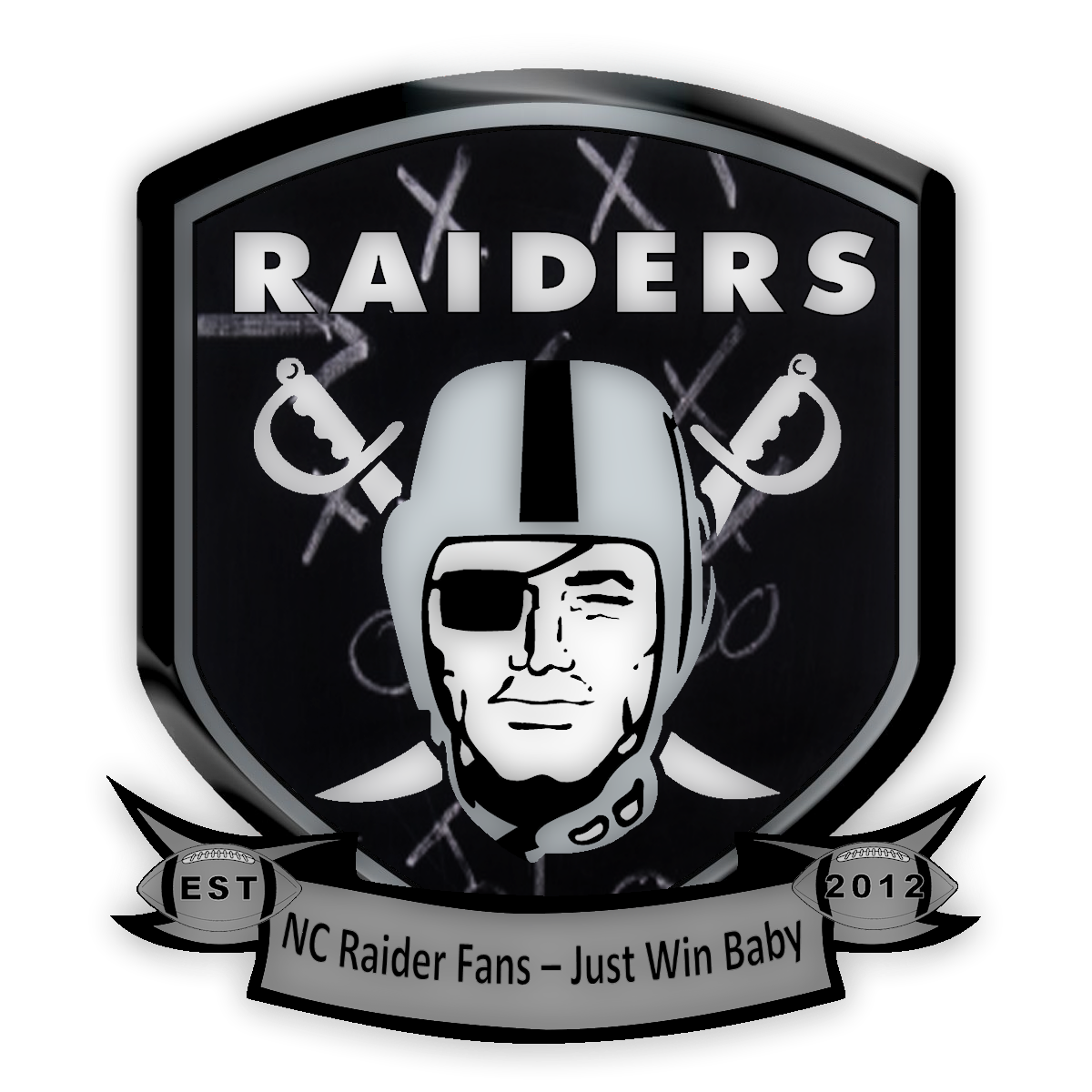 NC Raider Fans Logo Raiders Win, Raiders Vegas, Oakland Raiders Logo ...