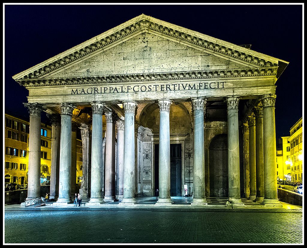 Roma: Panteón de Agripa (Nocturno) | The panthéon, Rome, Italia