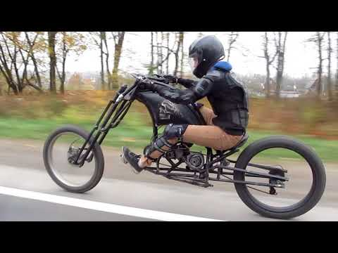 Custom Motorized Chopper Bike