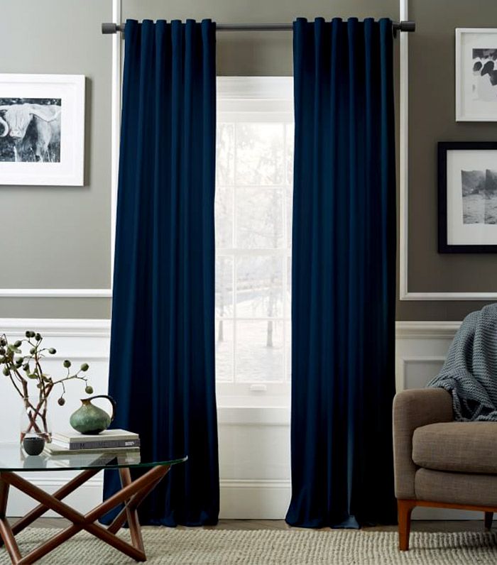 navy blue sheer curtains at walmart