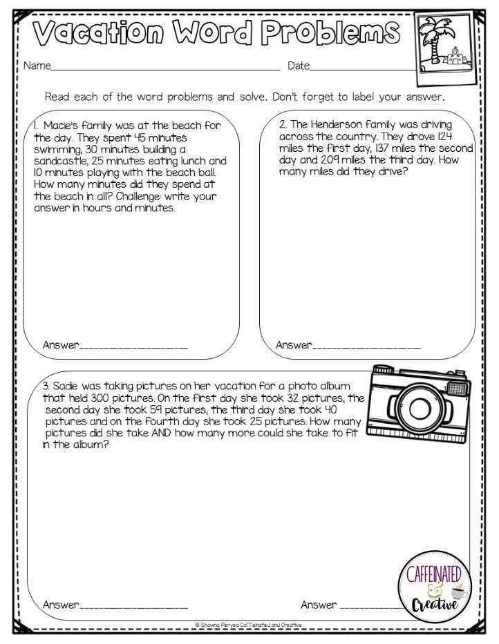 Summer Digital & Printable Math and ELA Activities Bundle for 2nd Grade ...