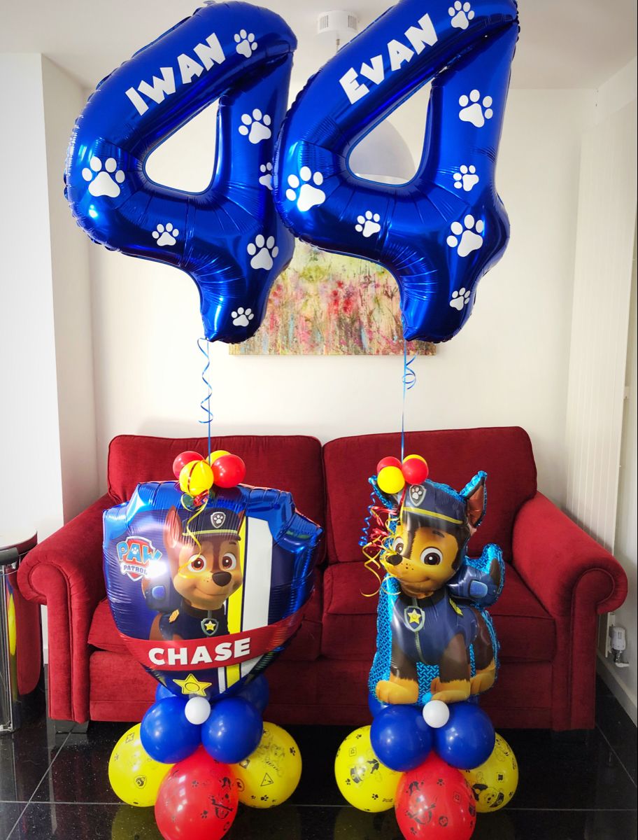 Celebrate with birthday decorations paw patrol for your little one's party